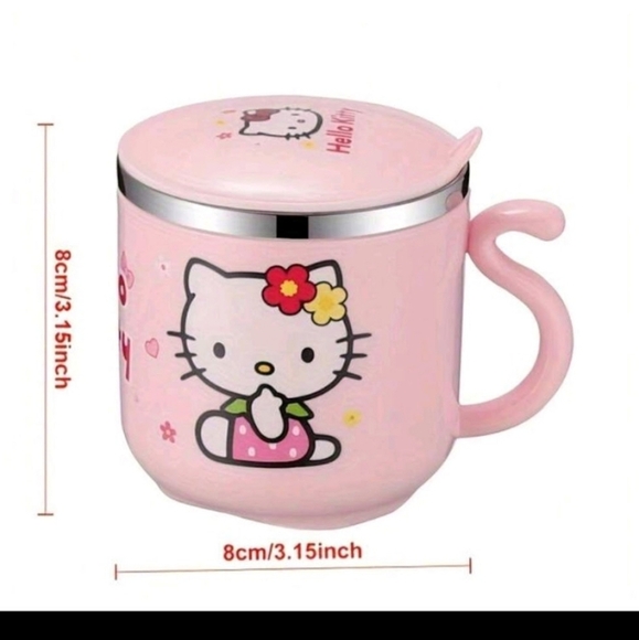 New Hello Kitty mug with lid - Picture 2 of 4